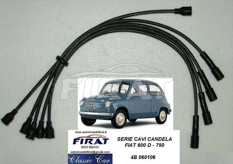 CAVI CANDELA FIAT 600 D (060106)